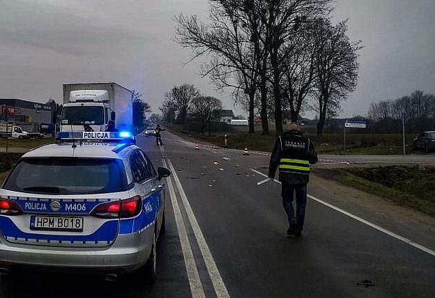 Tragiczny wypadek w regionie. Zginął kierowca skutera