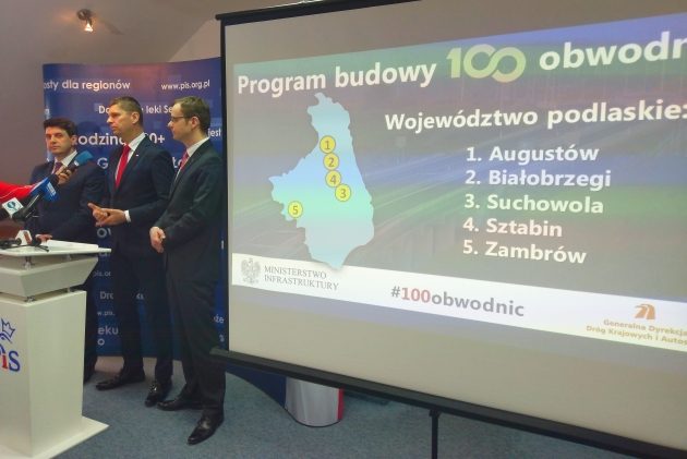 W Podlaskiem powstanie 5 nowych obwodnic