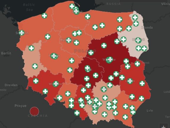 Podlaskie jedynym regionem bez koronawirusa