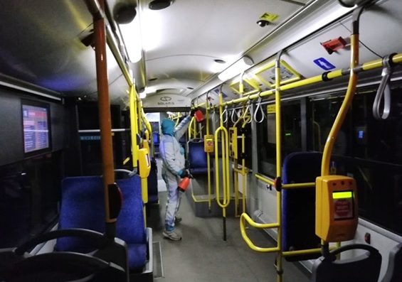 Efekty koronawirusa: BiKeRów na razie nie będzie, dezynfekcja autobusów BKM i przejść