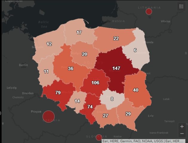 Wykonano 545 testów na koronawirusa. W Podlaskiem wciąż najmniejsza liczba zachorowań