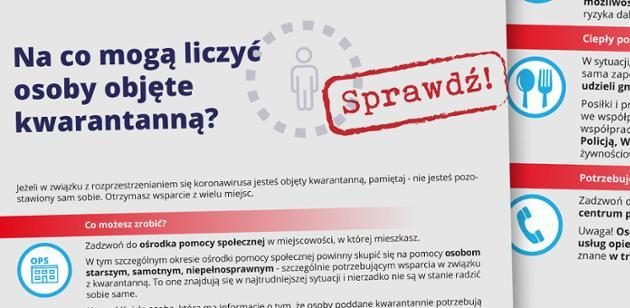 Jak dostarczane są paczki z żywnością m.in. osobom w kwarantannie?