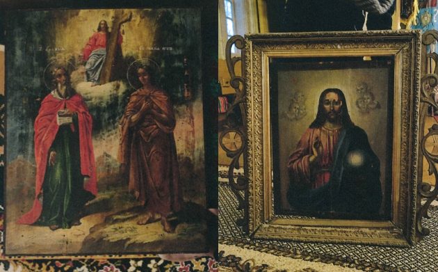 Trzy ikony z Samogródy zabytkami