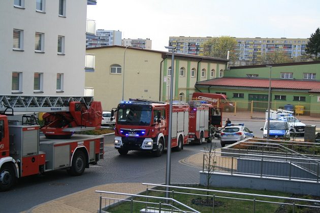 Pożar w mieszkaniu przy ul. Łąkowej