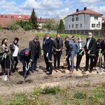 Teraz jest ściernisko, ale wkrótce będzie boisko