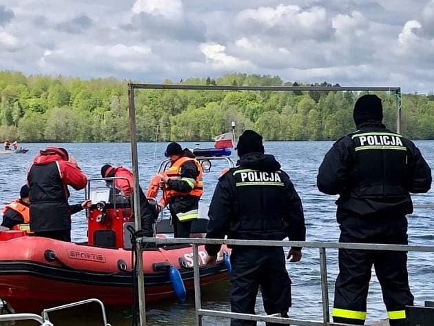 Jezioro Hańcza. Trwają poszukiwania płetwonurka