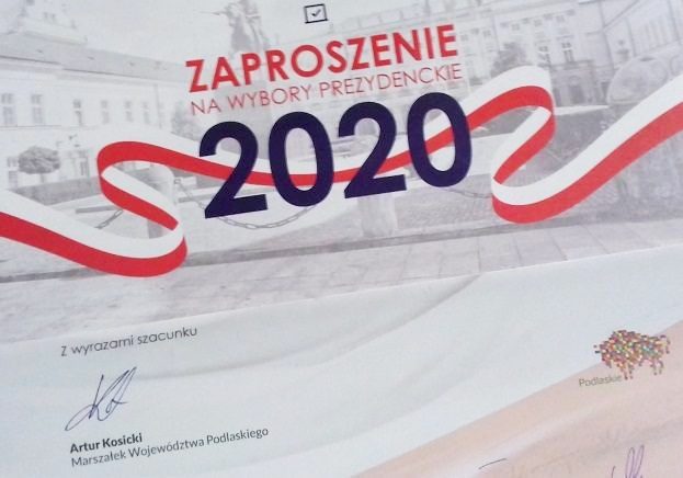 List w skrzynkach białostoczan. Marszałek zaprasza na wybory