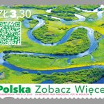 Fotografia Wiktora Wołkowa na znaczku pocztowym