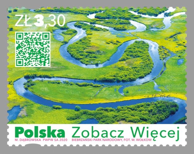Fotografia Wiktora Wołkowa na znaczku pocztowym