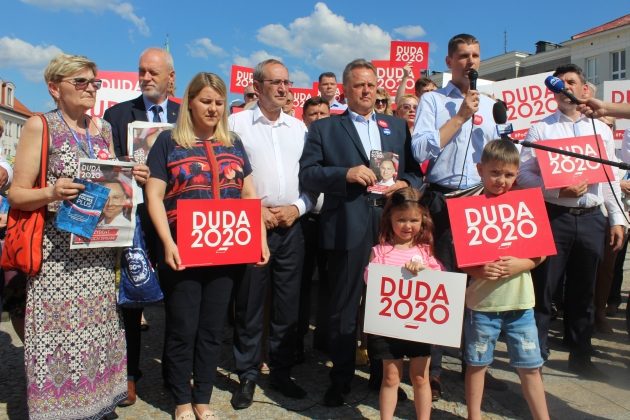 "Być może pierwsza tura". Podlaski sztab kończy kampanię wyborczą Andrzeja Dudy