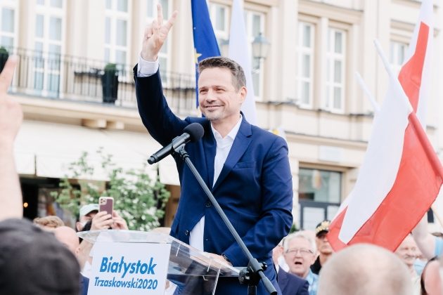 W Białymstoku wygrał Rafał Trzaskowski. Wynik Dudy słabszy niż 5 lat temu
