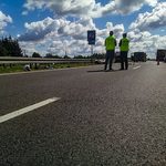 S8. Wypadek między Choroszczą a Łyskami. Kierowca motocykla trafił do szpitala