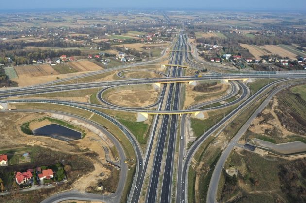 Węzeł Białystok Zachód. Tu skrzyżują się dwie ekspresówki