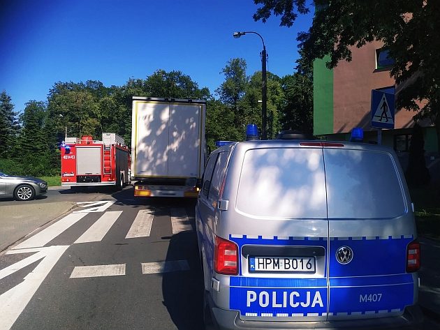 Augustów. Śmiertelne potrącenie rowerzysty na rondzie