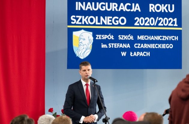 Minister Edukacji Narodowej w Łapach. Odbyło się ogólnopolskie otwarcie roku szkolnego