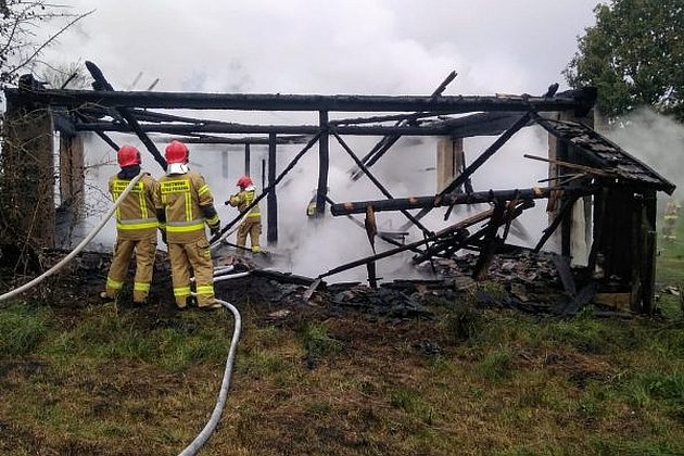 Tragiczny pożar stodoły. Zwłoki były doszczętnie spalone