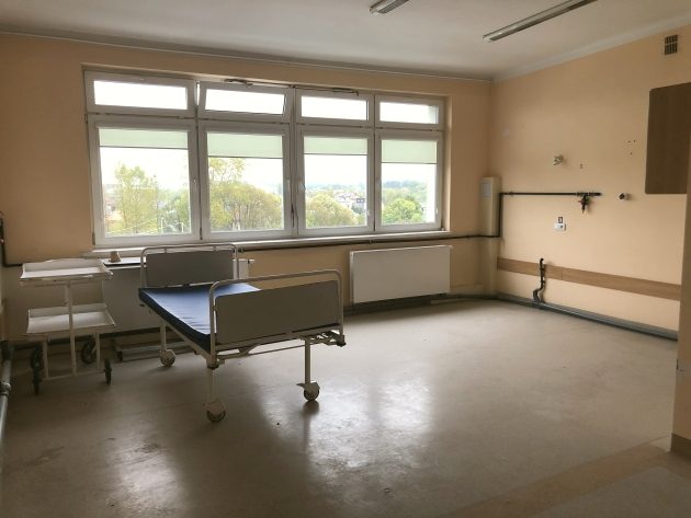 Remont szpitala w Łapach. Będą kolejne łóżka dla osób z COVID-19