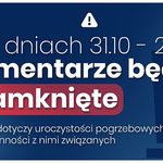 Cmentarze zamknięte. Rząd apeluje, by nie wyjeżdżać 