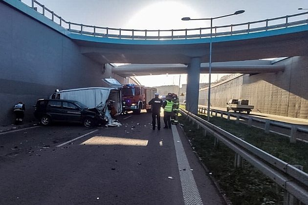 Wypadek na Trasie Niepodległości. Droga w stronę Warszawy jest zablokowana