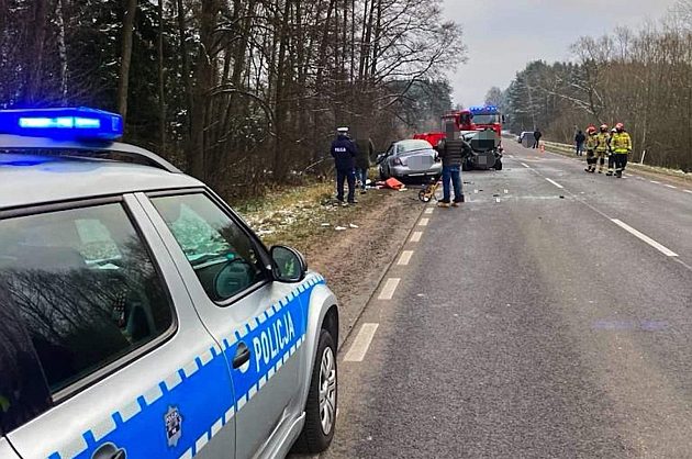 Śmiertelny wypadek w regionie. Doszło do czołowego zderzenia