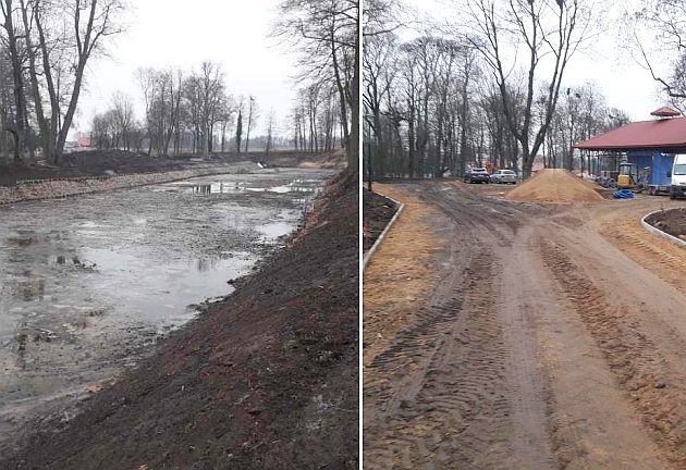 Odnowią park dworski, wyeksponują ruiny, wybudują tarasy widokowe. Już trwają prace