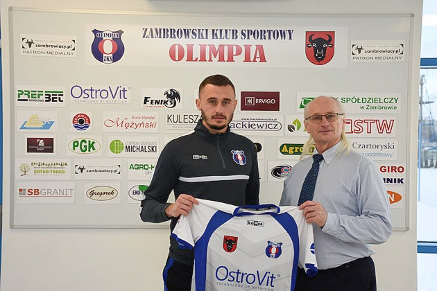 Olimpia Zambrów podpisała kontrakt z byłym zawodnikiem Evertonu