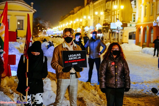"Rewolucja jest kobietą". Kolejny protest w obronie praw kobiet w Białymstoku