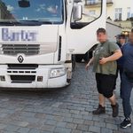 Białostoczanin szalał ciężarówką na zabytkowym rynku w Kaliszu