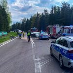 Wypadek na DK 65 i DW 687. Dwie osoby w szpitalu