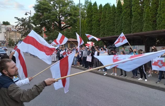 Akcja solidarnościowa z aresztowanymi na Białorusi