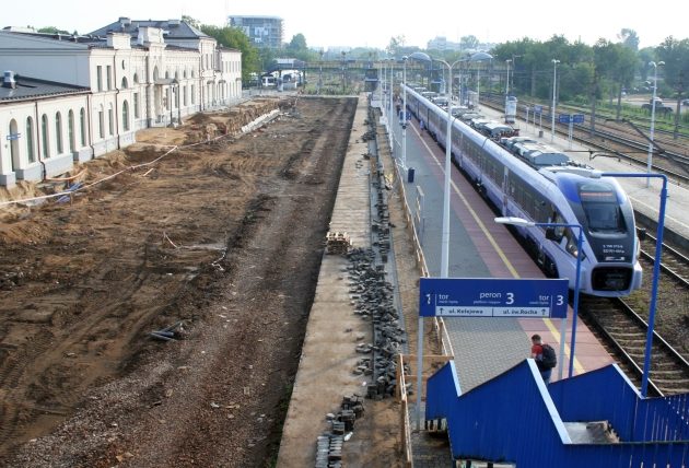 Rail Baltica. Jak idą prace na dworcu w Białymstoku i okolicach? [ZDJĘCIA]