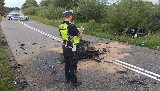 Pijany kierowca spowodował wypadek. Dwie osoby w szpitalu