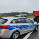 Wypadek na DK8. Ciężarówka nie wyhamowała przed innymi pojazdami