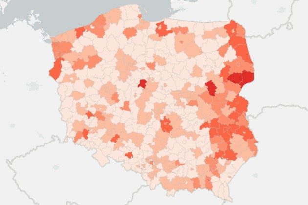 "Epidemia wyrównawcza" na wschodzie kraju? Dużo zarażeń w woj. podlaskim i lubelskim