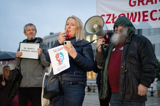 Apel obywateli i obywatelek podczas marszu "Granice człowieczeństwa" [ZDJĘCIA]