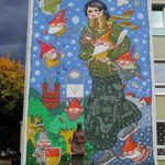 W Białymstoku jest nowy mural. Zawiera mnóstwo symboli i przyciąga uwagę