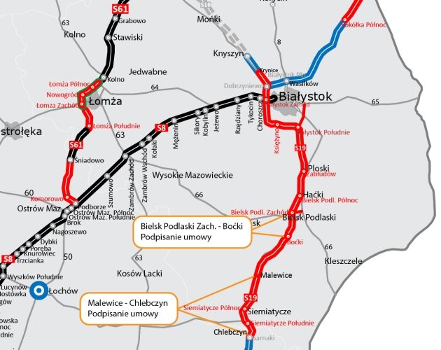 Umowy na 2 odcinki ekspresowej S19 podpisane. Powstanie ponad 600-metrowy most