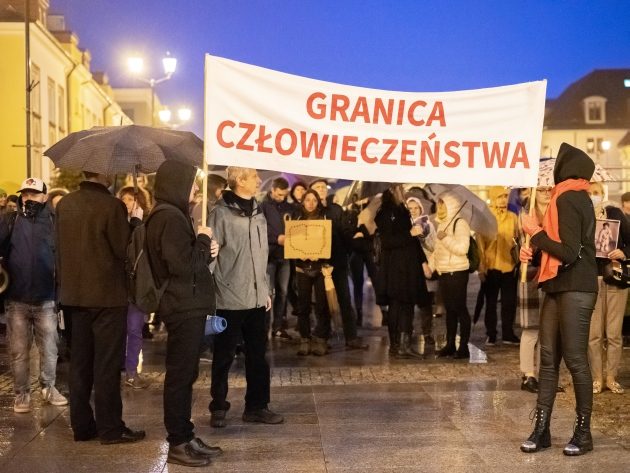Białystok przeciw przekraczaniu granicy człowieczeństwa. Kolejna manifestacja