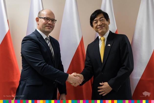 Marszałek spotkał się z Ambasadorem Japonii. Liczy na przyciągnięcie inwestorów