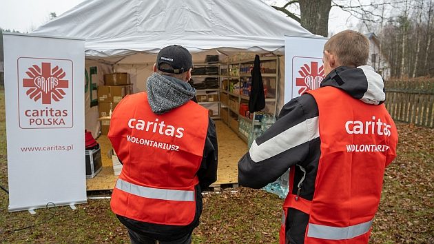 Caritas rozszerza pomoc przy granicy polsko-białoruskiej