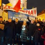 VETO! WOLNE MEDIA, WOLNI LUDZIE, WOLNA POLSKA! - protest na Rynku Kościuszki