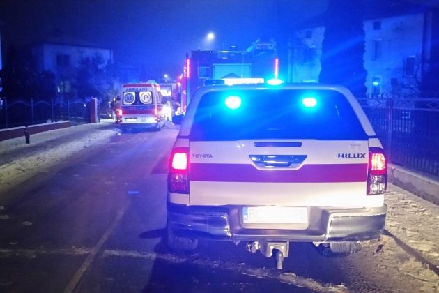 Tragiczny pożar w Grajewie. W płomieniach zginęła kobieta