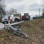 Ciężarówka potrąciła rowerzystę