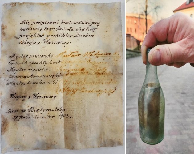 W białostockiej katedrze znaleziono list w butelce. Co napisali budowniczowie kościoła?