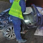 Dwóch "kurierów" w rękach policji. Jeden spowodował wypadek