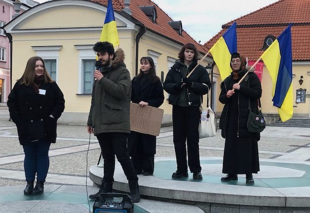 "Wojnie mówimy nie!" - kolejny manifest  na Rynku Kościuszki