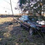 Samochód z dwójką Ukraińców wpadł do rowu. Trafili do szpitala
