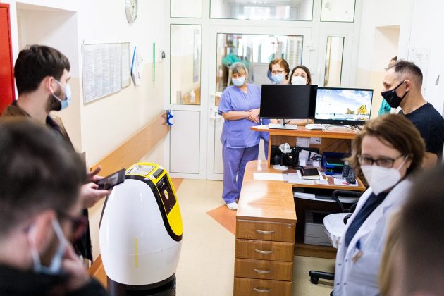 Robot Bobot 2.0 będzie pomagał w szpitalu MSWiA w Białymstoku