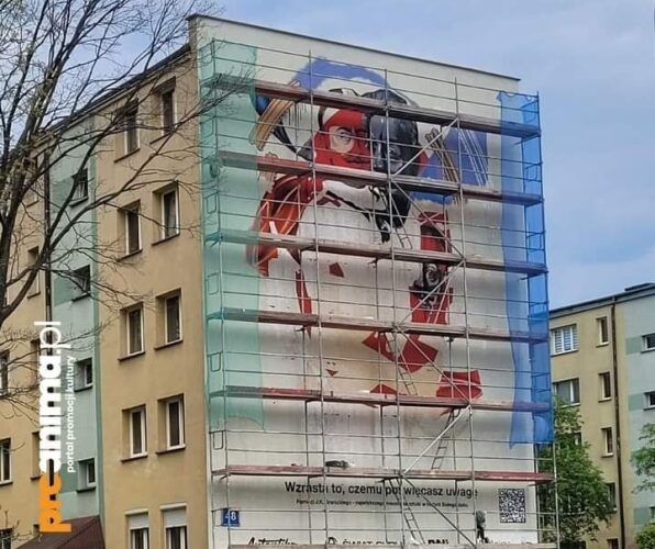 Kto będzie spoglądał na ul. Antoniukowską? Nowy mural w mieście