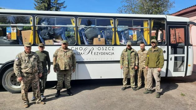 Choroszcz przekazała dary Ukrainie. Autokar wyruszył do Horochowa